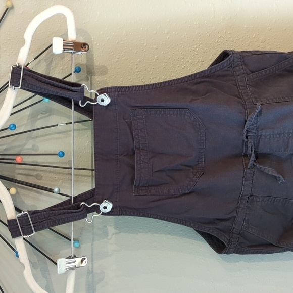 Abercrombie Kids 9/10 Shortalls Gray - Picture 2 of 10